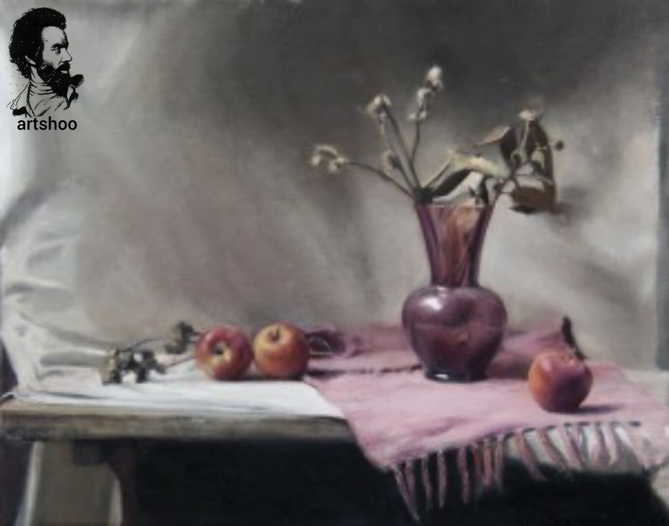 آموزش نقاشی رنگ روغن